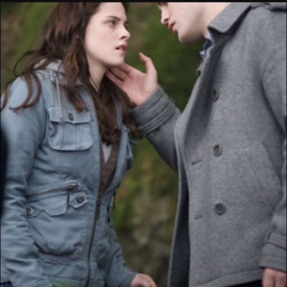 Rare Bella Swan Twilight Jack By BB Dakota GREEN Cargo Jacket Size Small Cosplay - Picture 9 of 10